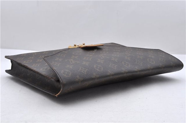 Auth Louis Vuitton Monogram Porte Documents Senateur Briefcase M53335 LV 9782C