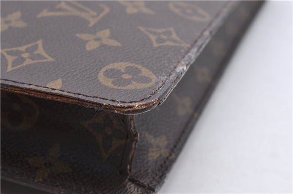 Auth Louis Vuitton Monogram Porte Documents Senateur Briefcase M53335 LV 9782C