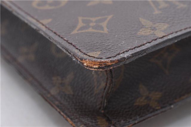 Auth Louis Vuitton Monogram Porte Documents Senateur Briefcase M53335 LV 9782C