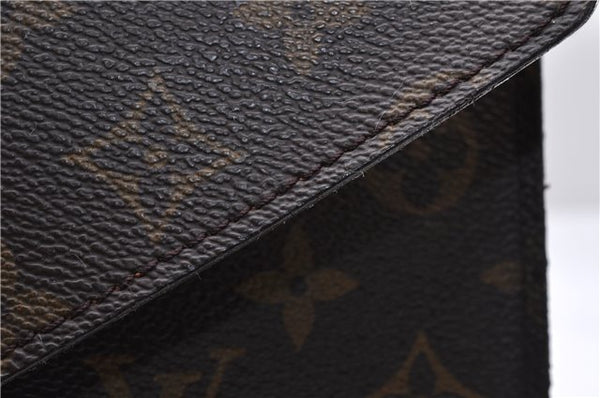 Auth Louis Vuitton Monogram Porte Documents Senateur Briefcase M53335 LV 9782C