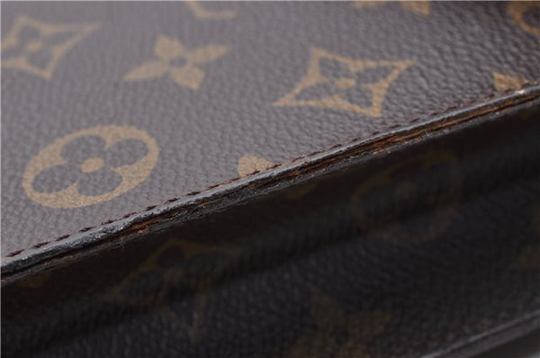 Auth Louis Vuitton Monogram Porte Documents Senateur Briefcase M53335 LV 9782C