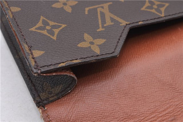 Auth Louis Vuitton Monogram Porte Documents Senateur Briefcase M53335 LV 9782C