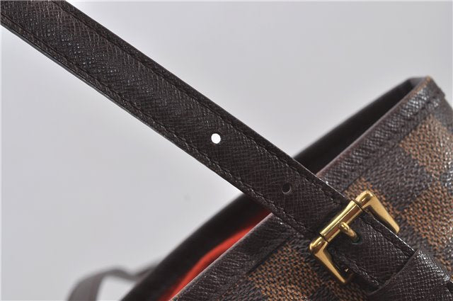 Authentic Louis Vuitton Damier Marais Bucket Shoulder Tote Bag N42240 LV 9784E