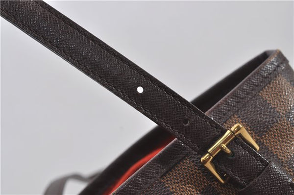 Authentic Louis Vuitton Damier Marais Bucket Shoulder Tote Bag N42240 LV 9784E