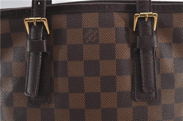 Authentic Louis Vuitton Damier Marais Bucket Shoulder Tote Bag N42240 LV 9784E