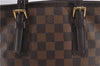 Authentic Louis Vuitton Damier Marais Bucket Shoulder Tote Bag N42240 LV 9784E