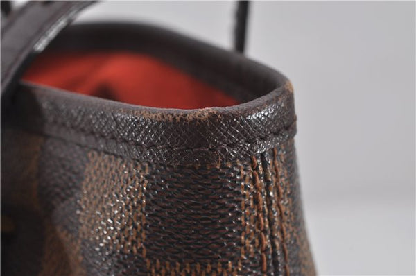 Authentic Louis Vuitton Damier Marais Bucket Shoulder Tote Bag N42240 LV 9784E