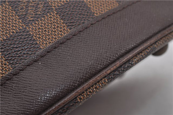 Authentic Louis Vuitton Damier Marais Bucket Shoulder Tote Bag N42240 LV 9784E