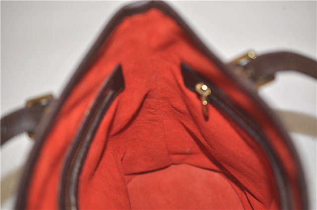 Authentic Louis Vuitton Damier Marais Bucket Shoulder Tote Bag N42240 LV 9784E