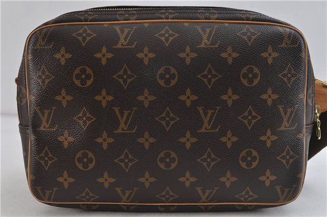 Auth Louis Vuitton Monogram Reporter PM Shoulder Cross Body Bag M45254 LV 9785C