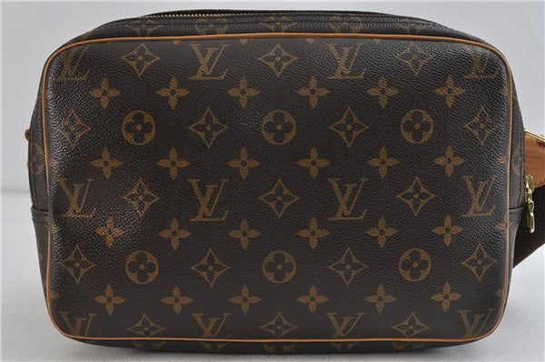 Auth Louis Vuitton Monogram Reporter PM Shoulder Cross Body Bag M45254 LV 9785C