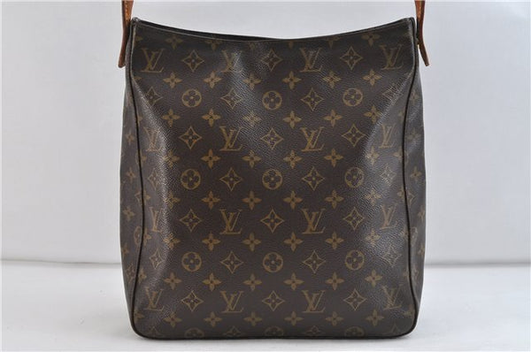 Authentic Louis Vuitton Monogram Looping GM Shoulder Bag M51145 LV 9787C