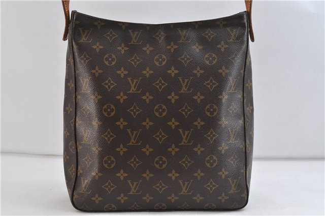 Authentic Louis Vuitton Monogram Looping GM Shoulder Bag M51145 LV 9787C