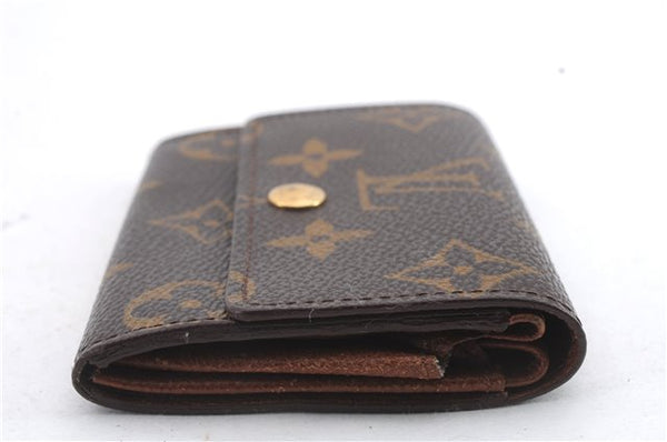 Authentic Louis Vuitton Monogram Porte Monnaie Plat Coin Case M61930 LV 9788C