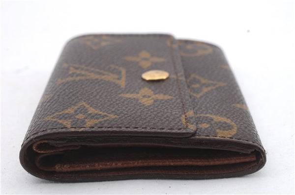 Authentic Louis Vuitton Monogram Porte Monnaie Plat Coin Case M61930 LV 9788C