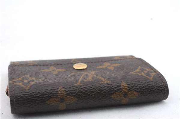 Authentic Louis Vuitton Monogram Porte Monnaie Plat Coin Case M61930 LV 9788C