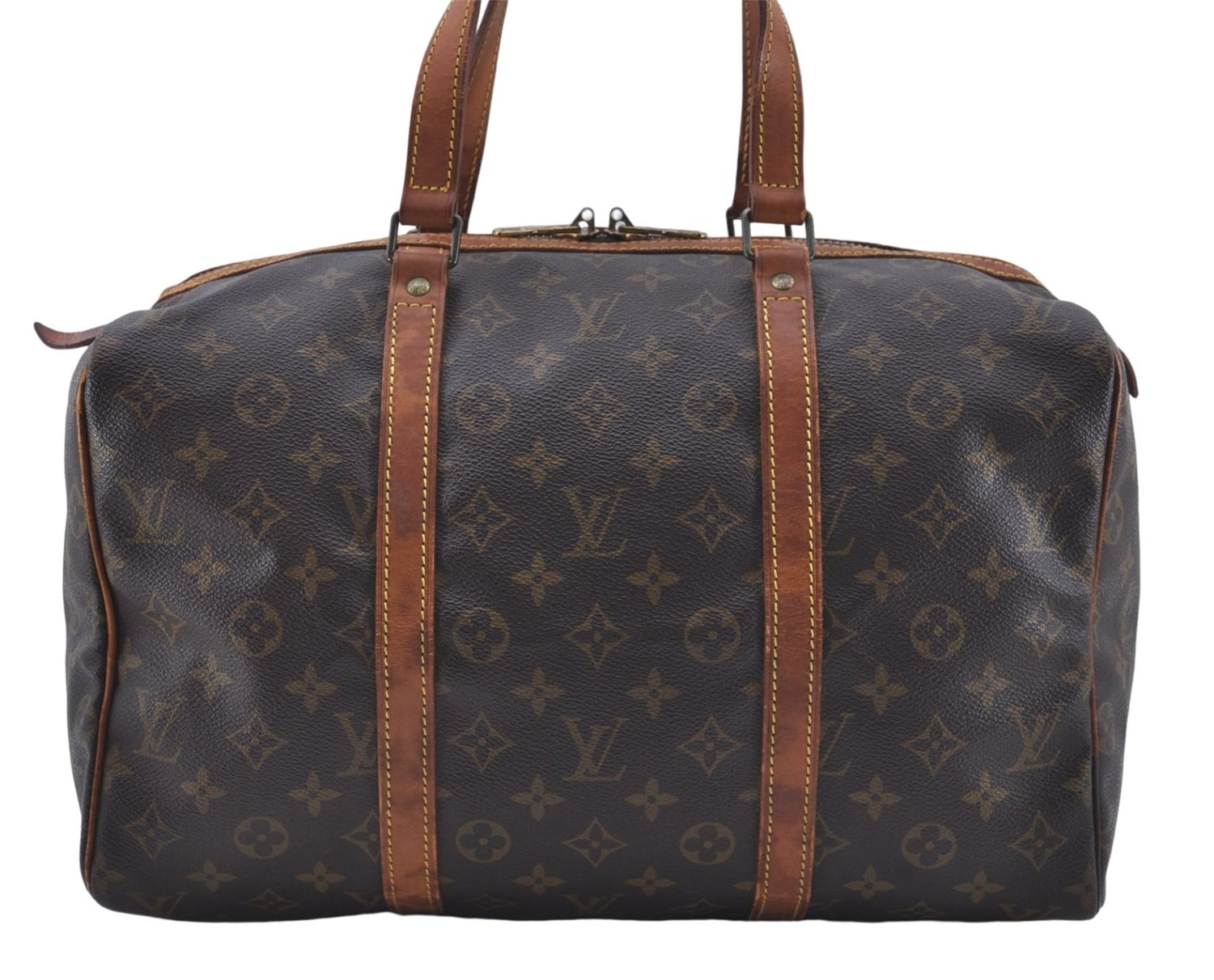 Authentic Louis Vuitton Monogram Sac Souple 35 Hand Boston Bag M41626 LV 9790C