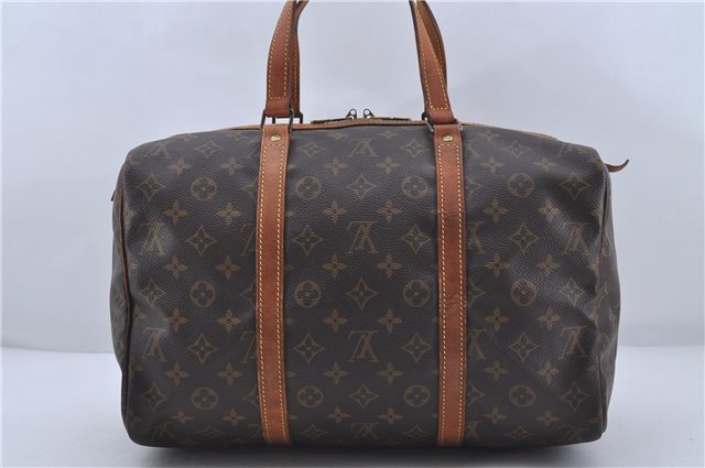 Authentic Louis Vuitton Monogram Sac Souple 35 Hand Boston Bag M41626 LV 9790C
