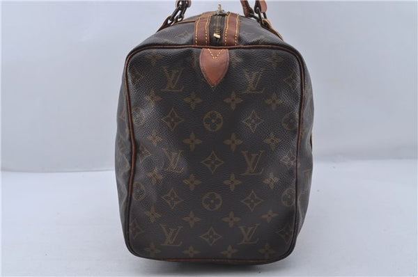 Authentic Louis Vuitton Monogram Sac Souple 35 Hand Boston Bag M41626 LV 9790C