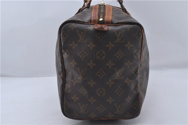 Authentic Louis Vuitton Monogram Sac Souple 35 Hand Boston Bag M41626 LV 9790C