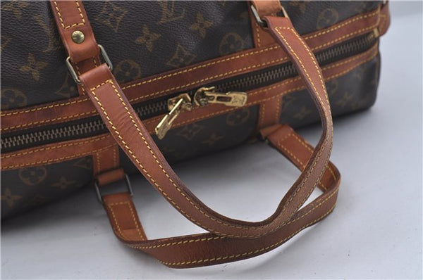 Authentic Louis Vuitton Monogram Sac Souple 35 Hand Boston Bag M41626 LV 9790C