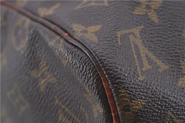 Authentic Louis Vuitton Monogram Sac Souple 35 Hand Boston Bag M41626 LV 9790C