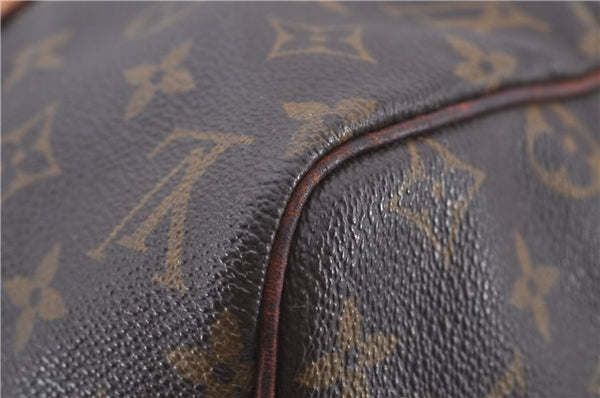 Authentic Louis Vuitton Monogram Sac Souple 35 Hand Boston Bag M41626 LV 9790C