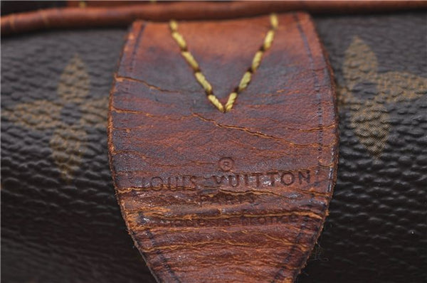 Authentic Louis Vuitton Monogram Sac Souple 35 Hand Boston Bag M41626 LV 9790C