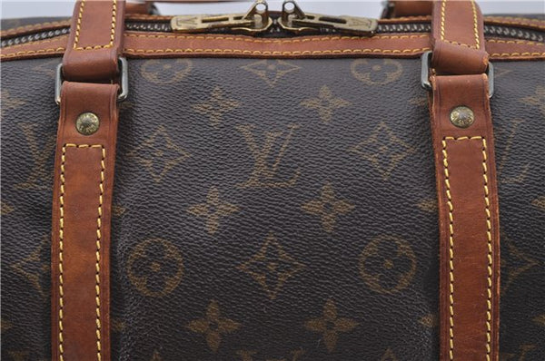 Authentic Louis Vuitton Monogram Sac Souple 35 Hand Boston Bag M41626 LV 9790C