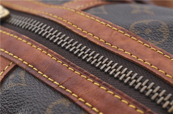 Authentic Louis Vuitton Monogram Sac Souple 35 Hand Boston Bag M41626 LV 9790C