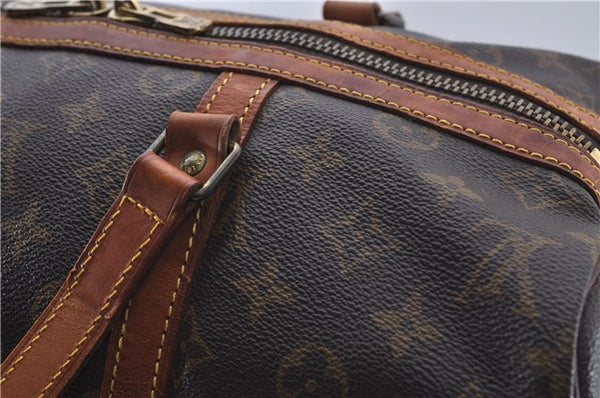 Authentic Louis Vuitton Monogram Sac Souple 35 Hand Boston Bag M41626 LV 9790C