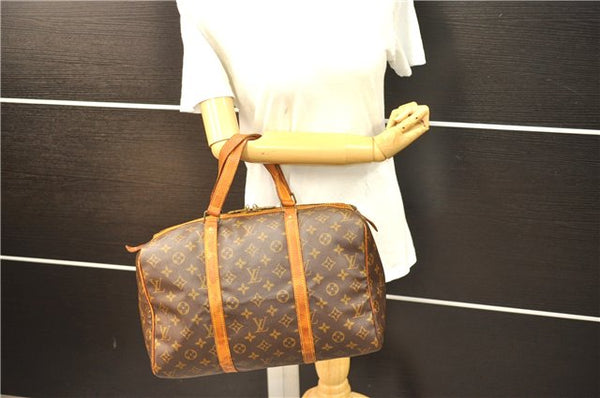 Authentic Louis Vuitton Monogram Sac Souple 35 Hand Boston Bag M41626 LV 9790C