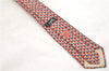 Authentic HERMES Necktie Dots Pattern Silk 7943MA Red Ivory Multicolor Box 9792C