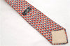 Authentic HERMES Necktie Dots Pattern Silk 7943MA Red Ivory Multicolor Box 9792C