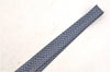 Authentic HERMES Necktie Interlocking Circles Pattern Silk 7064TA Blue Box 9793C