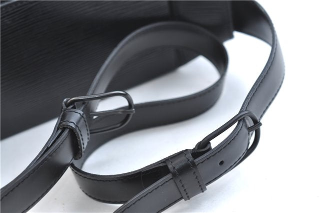 Authentic Louis Vuitton Epi Sac Seau Shoulder Bag Black M80161 LV 9795E