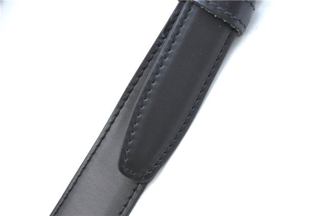 Authentic Louis Vuitton Epi Sac Seau Shoulder Bag Black M80161 LV 9795E