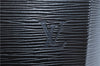 Authentic Louis Vuitton Epi Sac Seau Shoulder Bag Black M80161 LV 9795E