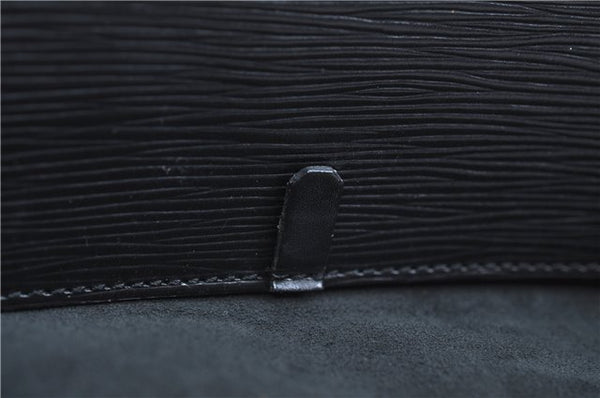 Authentic Louis Vuitton Epi Sac Seau Shoulder Bag Black M80161 LV 9795E