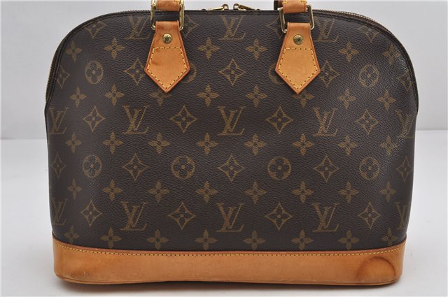 Authentic Louis Vuitton Monogram Alma Hand Bag Purse M51130 LV 9800E