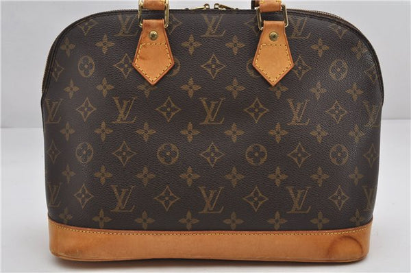 Authentic Louis Vuitton Monogram Alma Hand Bag Purse M51130 LV 9800E
