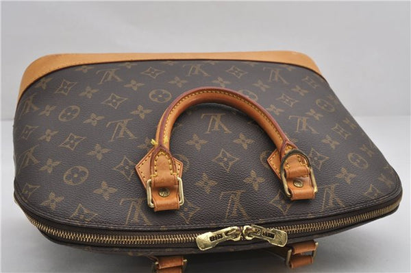 Authentic Louis Vuitton Monogram Alma Hand Bag Purse M51130 LV 9800E