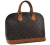 Authentic Louis Vuitton Monogram Alma Hand Bag Purse M51130 LV 9801C