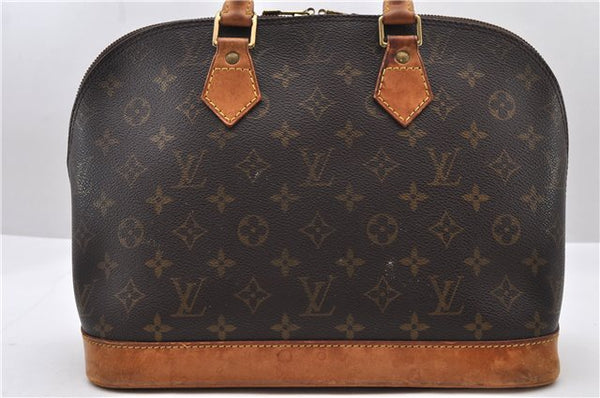 Authentic Louis Vuitton Monogram Alma Hand Bag Purse M51130 LV 9801C