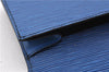 Authentic Louis Vuitton Epi Arts Deco PM Clutch Hand Bag Purse Blue LV 9805C