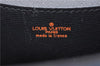 Authentic Louis Vuitton Epi Arts Deco PM Clutch Hand Bag Purse Blue LV 9805C