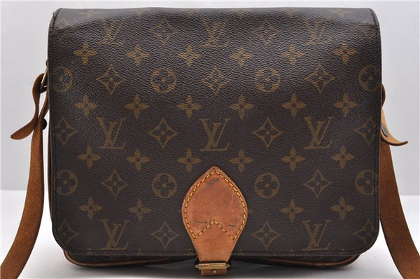 Auth Louis Vuitton Monogram Cartouchiere GM Shoulder Cross Bag M51252 LV 9807C