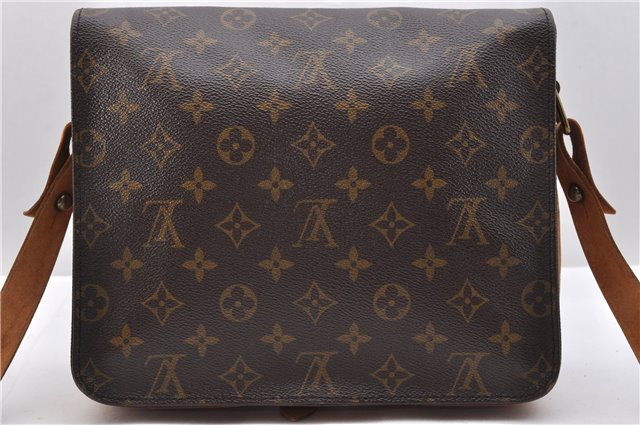 Auth Louis Vuitton Monogram Cartouchiere GM Shoulder Cross Bag M51252 LV 9807C