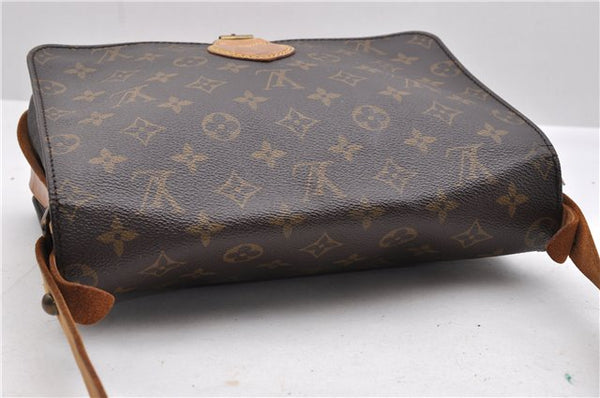 Auth Louis Vuitton Monogram Cartouchiere GM Shoulder Cross Bag M51252 LV 9807C