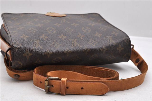 Auth Louis Vuitton Monogram Cartouchiere GM Shoulder Cross Bag M51252 LV 9807C